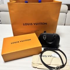 ルイヴィトン LOUIS VUITTON ナノアルマ 黒 バッグ M81945 - メルカリ