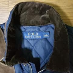 ポロラルフローレン紺色　POLO RALPH LAUREN　ネイビーダウンベストのサムネイル