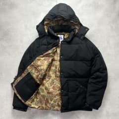 希少 完売品 ケープハイツ×ロンハーマン ダウンジャケット 70/30 迷彩 