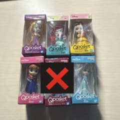 Qposket ディズニー フィギュア ガチャガチャ5体セットのサムネイル