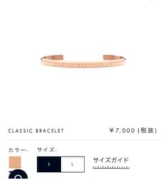 【新品未使用】DW ダニエルウェリントン レディース バングルのサムネイル