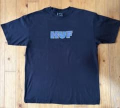 HUF Tシャツ レオパードロゴ ブラック Lのサムネイル