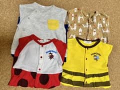 長袖ロンパース 80cm 男女兼用 男の子 女の子 まとめ売りのサムネイル