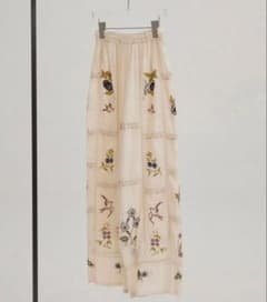 TODAYFUL Embroidery Patchwork Trousers38 - メルカリ
