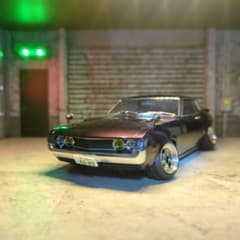 1/24 セリカ 1600GT アオシマ 旧四車會 チキチキれーしんぐ 完成品