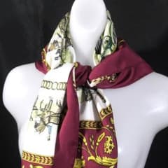 HERMES エルメス　大判スカーフ　カレ90　 D497 HERMES エルメス 大判スカーフ カレ90 D497 - メルカリ