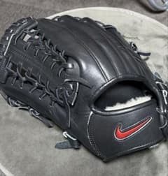 左利き用】レア品 NIKE ダイアモンドプロJ 軟式グローブ ブラック