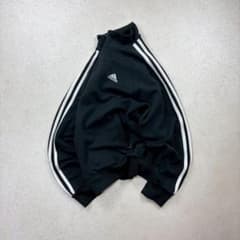 【00s archive】アディダス　(L)トラック セットアップ Y2K 黒 00s adidas トラックジャケット 黒 archive y2k tech - メルカリ
