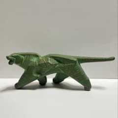 三枝惣太郎作　寅　干支置物 金属工芸　インテリア オブジェのサムネイル