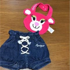ANAP KIDS♡ベビー ハイウエストショートパンツスタイセットのサムネイル