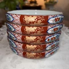 有田焼 吾山窯 金彩 古伊万里 深皿 鉢 5個セット 未使用 - メルカリ