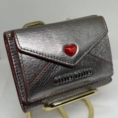 MIU MIU ミュウミュウ マドラスラブ ラブレター ミニウォレット