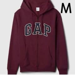 完売　人気　新品タグ付き　GAPリラックスロゴパーカー 　Ｍのサムネイル