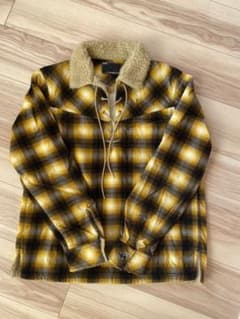 n(n) by NUMBER (N)INE 襟ボアオンブレチェックシャツのサムネイル