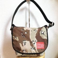 旧タグUSA 90'sマンハッタンポーテージ メッセンジャーバッグ チョコチップ 旧タグUSA製90'sマンハッタンポーテージ メッセンジャーバッグ チョコ