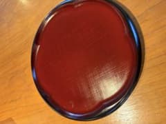 天然木 うるし塗 盆 漆器のサムネイル