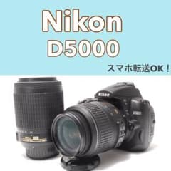 Nikon D5000 ダブルレンズ スマホ転送OK 初心者おすすめ 高画質 - メルカリ
