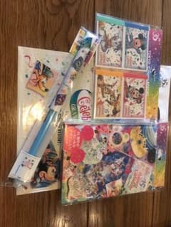 ディズニー35周年 ノート メモ帳 フラッグ 3点セットのサムネイル