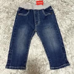 【新品未使用】ミキハウス デニムパンツ ロングパンツ 80 MIKIHOUSEのサムネイル