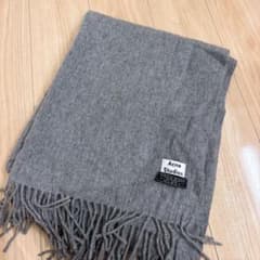 専用Acne Studios アクネステュディオス マフラー チャコールグレー acnestudios アクネ ストゥディオズ マフラー グレー - メルカリ