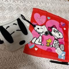 スヌーピー　巾着　タオル【⠀値下げしました 】のサムネイル