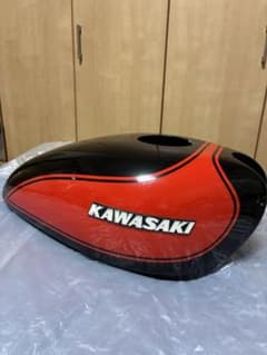 「最終値下げ！」ゼファー400 Kawasaki タンク　タンクカバー ゼファー400 ゼファーχ タンクカバー 火の玉カラー 割れ無し