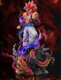 31日まで処分ゴジータガレージキットフィギュア塗装済み樹脂製スタチュー完成品のサムネイル