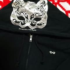 鬼龍院翔 着用デザイン エレメンツアッシュ mens cat maskパーカーのサムネイル