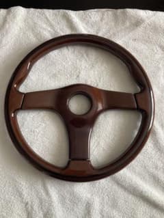 NARDI ウッド調 3本スポーク ステアリングのサムネイル