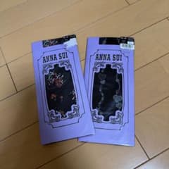 ANNA SUI ストッキング ブラック　ハイソックス丈