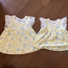 姉妹　花柄シャツ　110 90のサムネイル