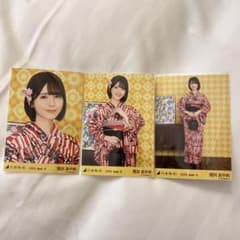 乃木坂46 筒井あやめ 生写真 浴衣 3種コンプのサムネイル
