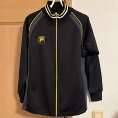 FILA キッズ ジャージ ブラック ゴールドのサムネイル