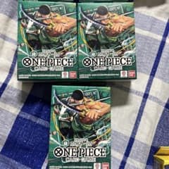 ONE PIECEカードゲーム スタートデッキ 緑ロロノア・ゾロ 3個セットのサムネイル