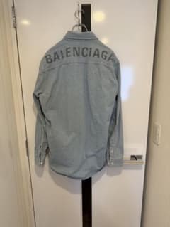 BALENCIAGA デニムシャツ タグ付 - メルカリ