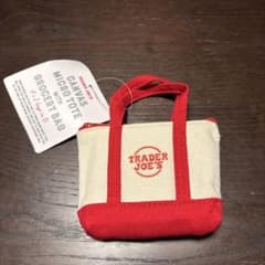 Trader Joe's キャンバス マイクロトート エコバッグ　新品未使用のサムネイル