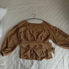 styling/ スタイリング 長袖 ブラウス キャメル Fのサムネイル