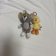 【値下げしました】NICI 　トム　ひよこ　ぬいぐるみキーホルダーのサムネイル