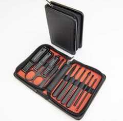 グルーミングセット 爪切り 眉毛ピンセット 携帯用ケース付のサムネイル