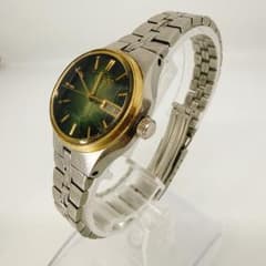 【稼働・純正ブレス】SEIKO 1973年製 自動巻き 2206-0300 緑のサムネイル