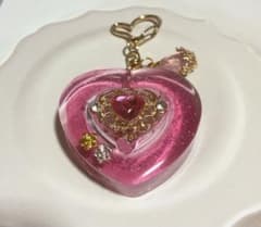 推し色ゴシック風ハートチャーム♡ピンクのサムネイル