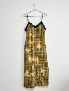X-girl BLEACHED PLAID CAMI DRESSのサムネイル