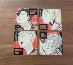 ハイキュー!! スクエアステッカー コレクション 黒尾 研磨 夜久