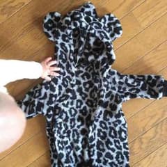 ヒョウ柄ロンパース70のサムネイル