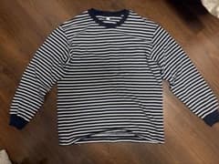 GUボーダーロングTシャツSサイズのサムネイル