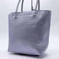 激レア✨ ヒロフ トートバッグ チェスタ シボ革 メタリックパープル 