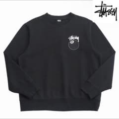 人気デザイン】ステューシー 8ボール スウェット 黒 M ストリート 定番 