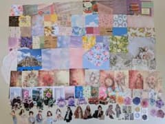 《まとめ売りセール》No.22コラージュ素材デザインペーパーまとめ売りのサムネイル