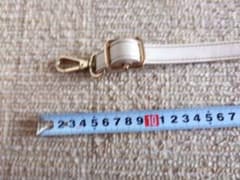 ショルダーストラップ ベージュ ゴールド金具 合皮のサムネイル