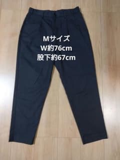 引き取り限定　檻 GU イージータックテーパードパンツSW グレー M - メルカリ